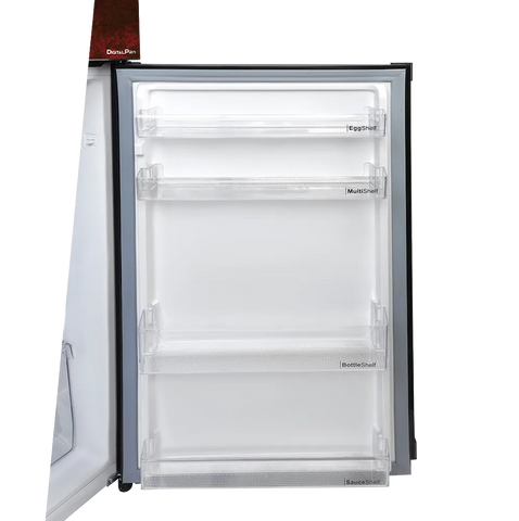 Dawlance 9173 WB DigitalPro Magnetic Red Refrigerator angle view