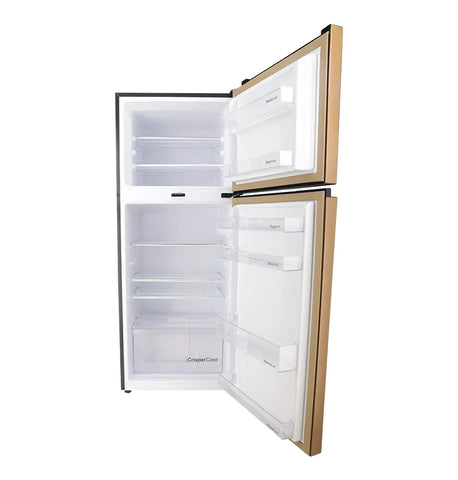 Dawlance 9173 WB FH LVS Chrome Hairline Black Refrigerator – detail view 3
