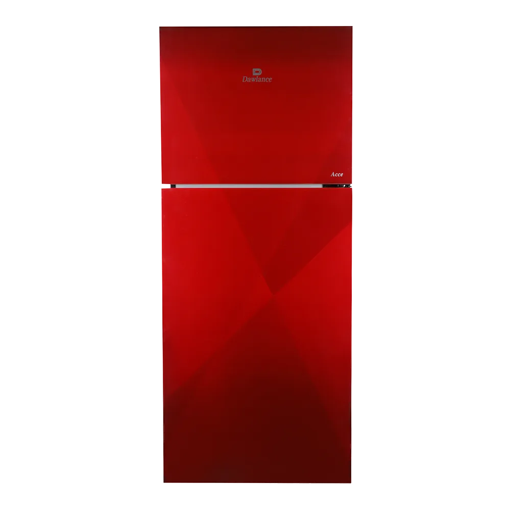 Dawlance 9178 Acce Coral Red Refrigerator front view