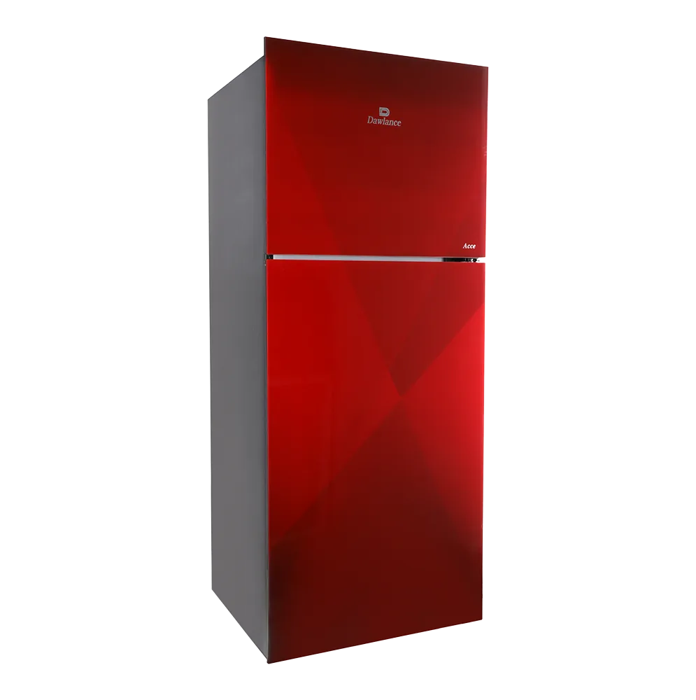 Dawlance 9178 Acce Coral Red Refrigerator open view