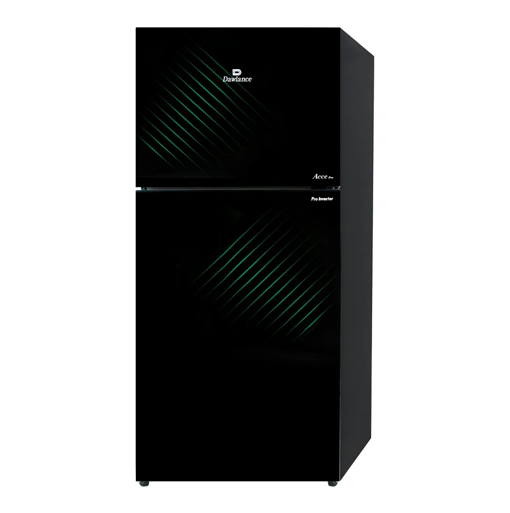 Dawlance 9178 LF Acce Pro Meadow Green Refrigerator open view