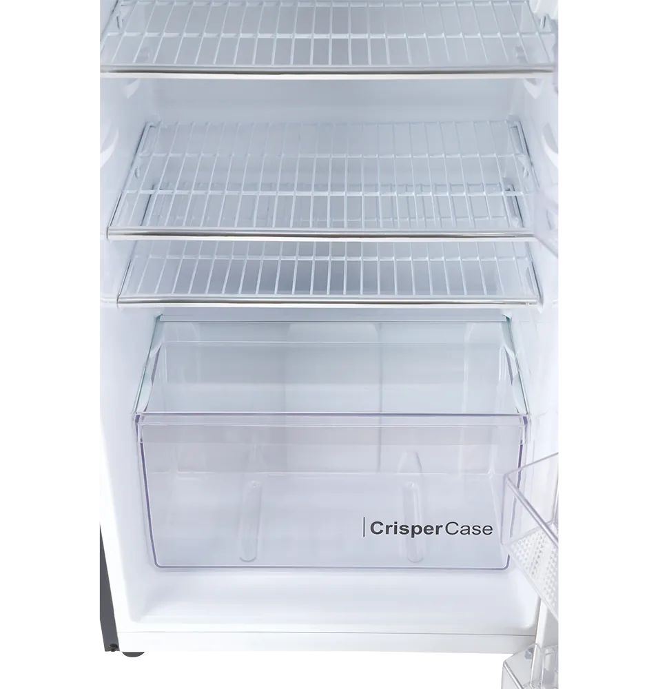 Dawlance 9178 LF Chrome Hairline Black Refrigerator close up