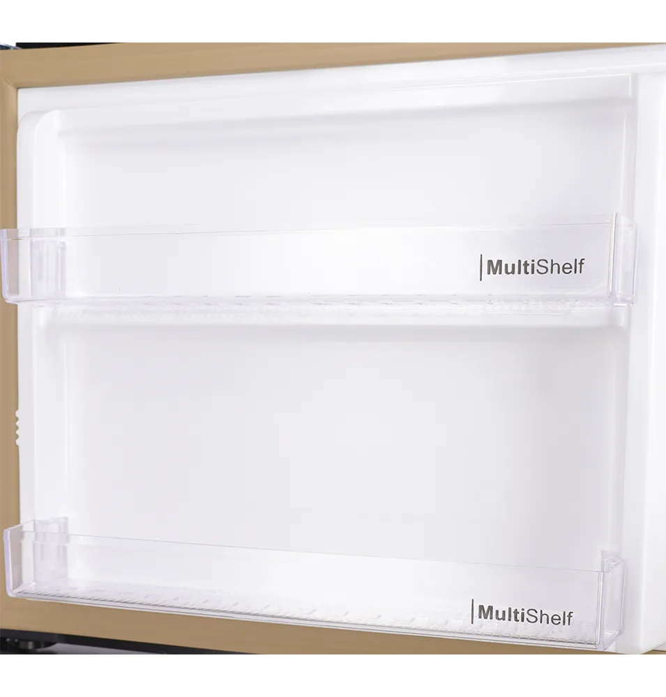 Dawlance 9178 LF Chrome Hairline Black Refrigerator detail view