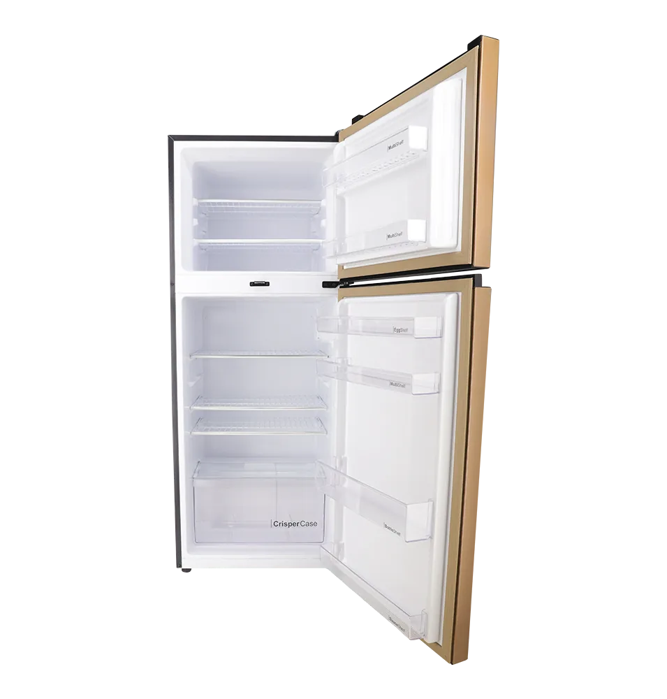 Dawlance 9178 LF Chrome Pearl Copper Refrigerator interior view