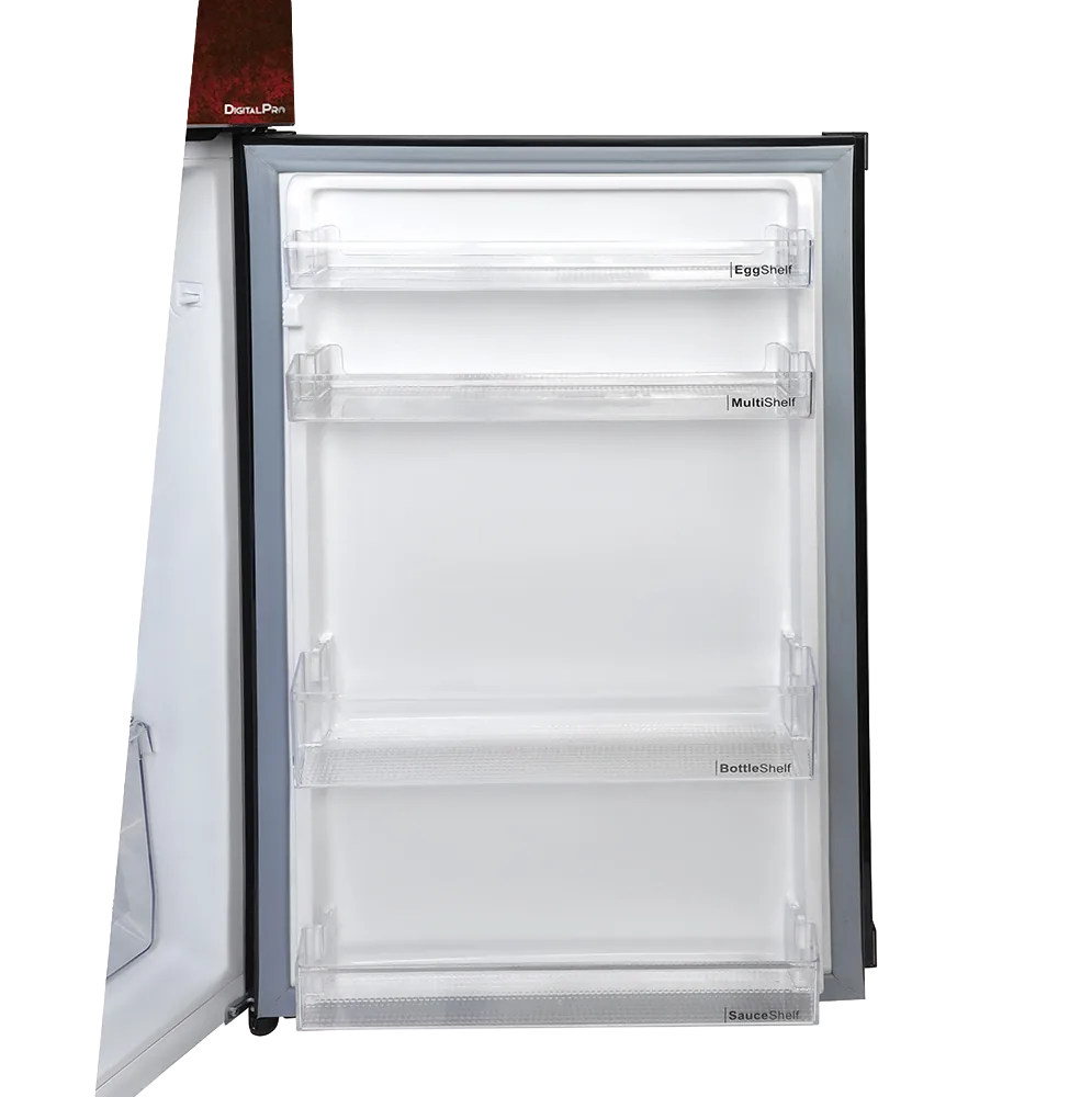 Dawlance 9178 LF DigitalPro Magnetic Red Refrigerator angle view