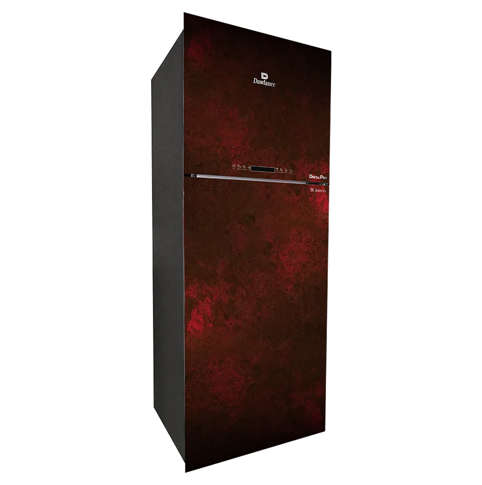 Dawlance 9178 LF DigitalPro Magnetic Red Refrigerator open view