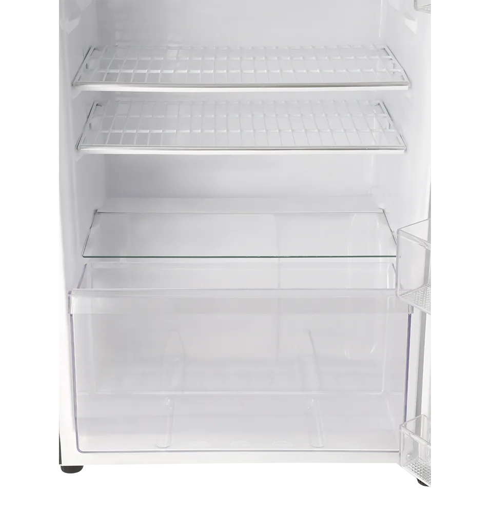 Dawlance 9178 LF E-Chrome Metallic Grey Refrigerator close up