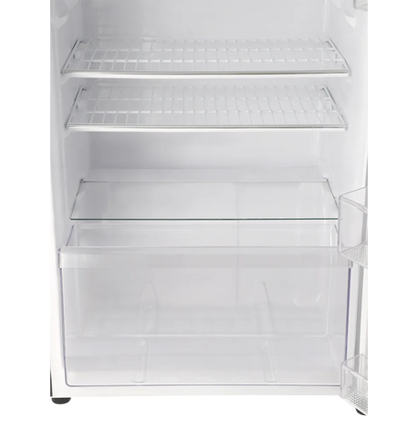 Dawlance 9178 LF E-Chrome Metallic Grey Refrigerator close up