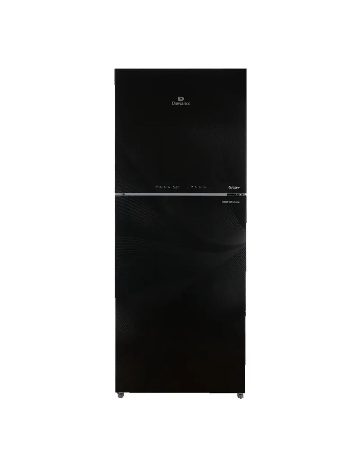 Dawlance 9178 Graze+ Gem Black Refrigerator front view