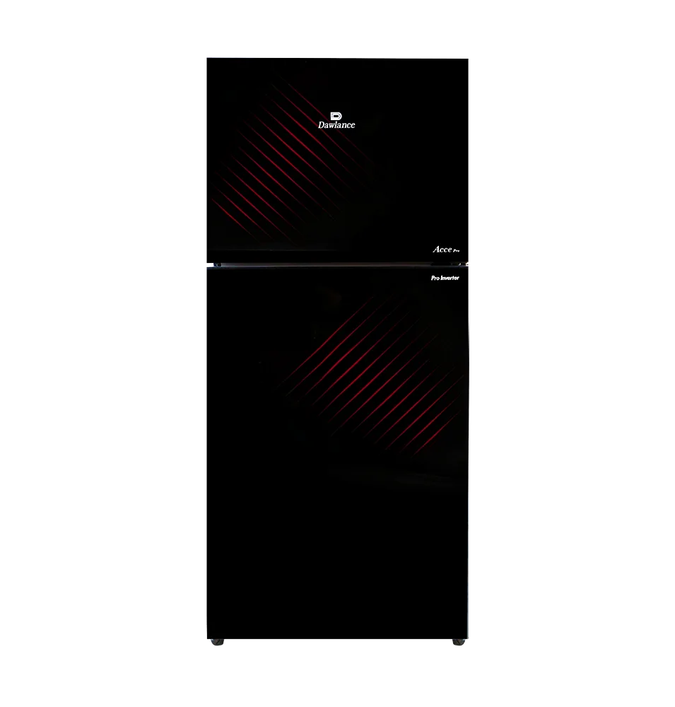 Dawlance 9191 WB Acce Pro Crimson Red Refrigerator front view