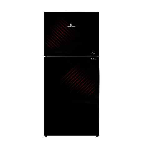Dawlance 9191 WB Acce Pro Crimson Red Refrigerator front view