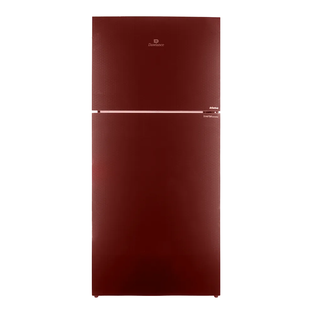 Dawlance 9191 WB Avante+ Ruby Red Refrigerator front view