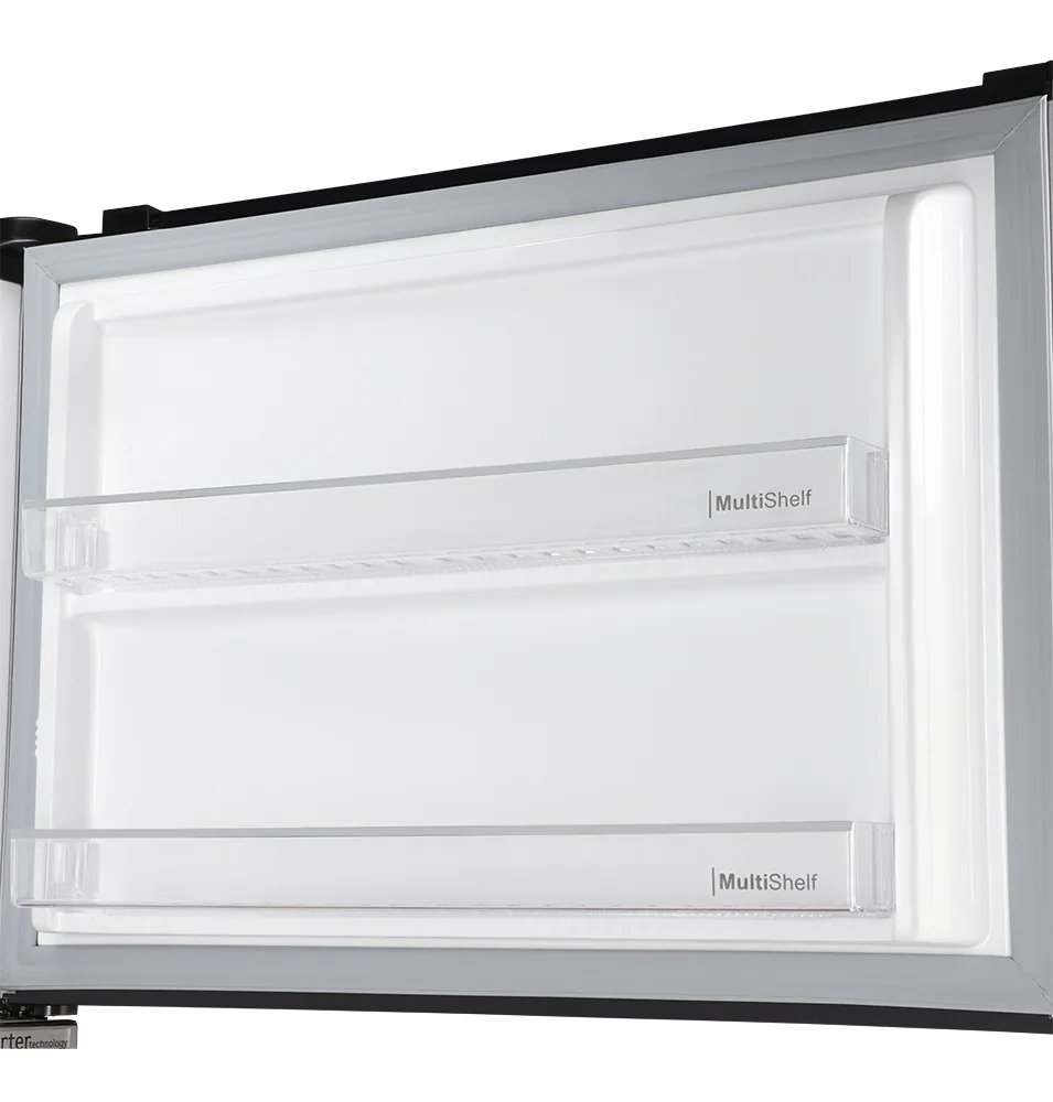 Dawlance 9191 WB Chrome Pro Hairline Silver Refrigerator detail view