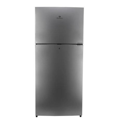 Dawlance 9191 WB Chrome Pro Hairline Silver Refrigerator front view