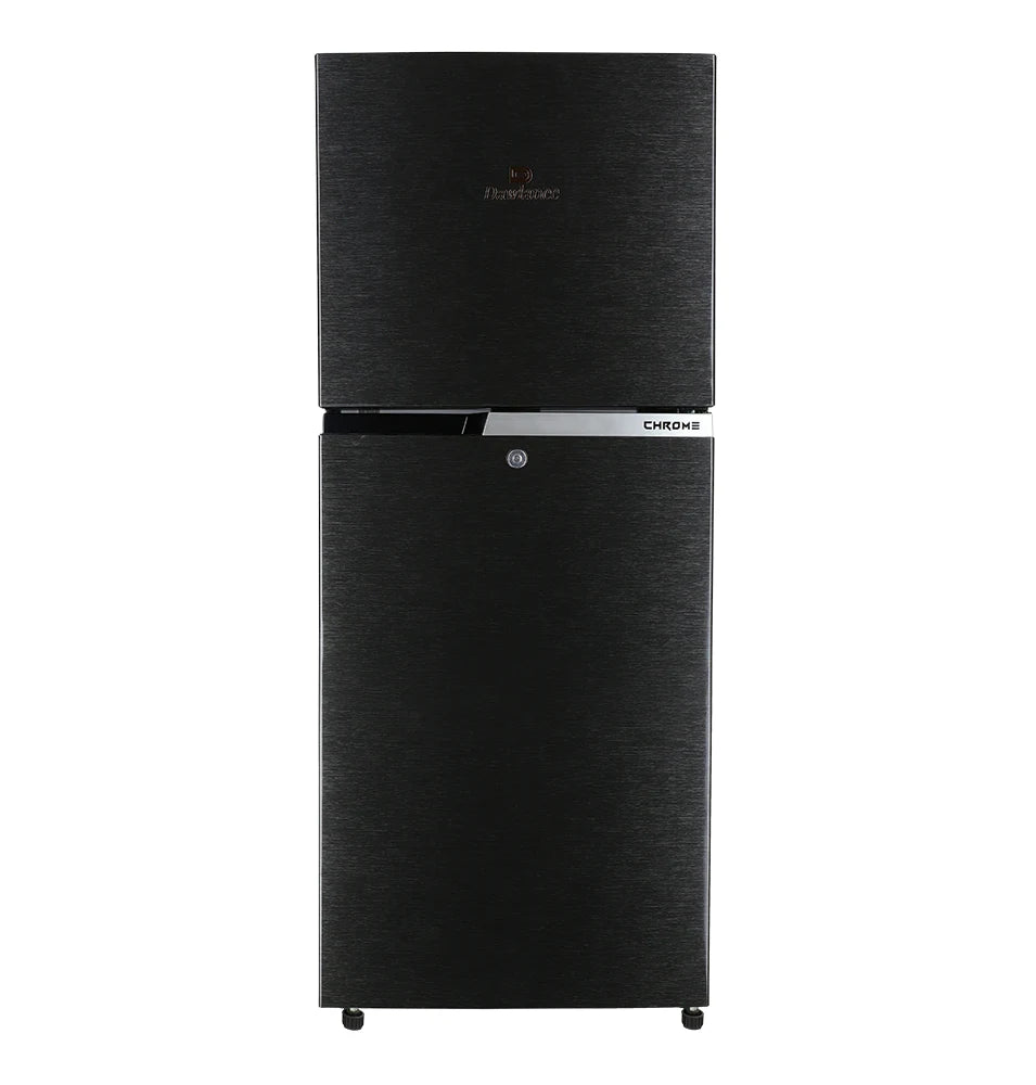 Dawlance 9191 WB FH LVS Black Hairline Refrigerator – front view