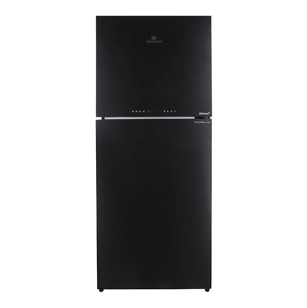 Dawlance 9193 LF Avante+ IoT Silky Black Refrigerator front view