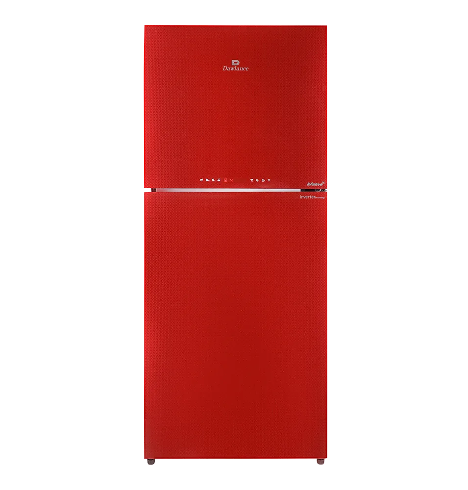 Dawlance 9193 LF Avante+ IoT Silky Red Refrigerator front view