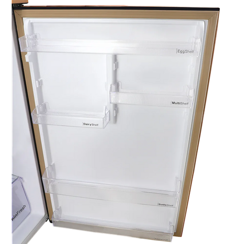 Dawlance 9193 LF Chrome Hairline Black Refrigerator detail view