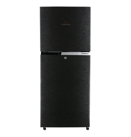Dawlance 9193 LF Chrome Hairline Black Refrigerator front view