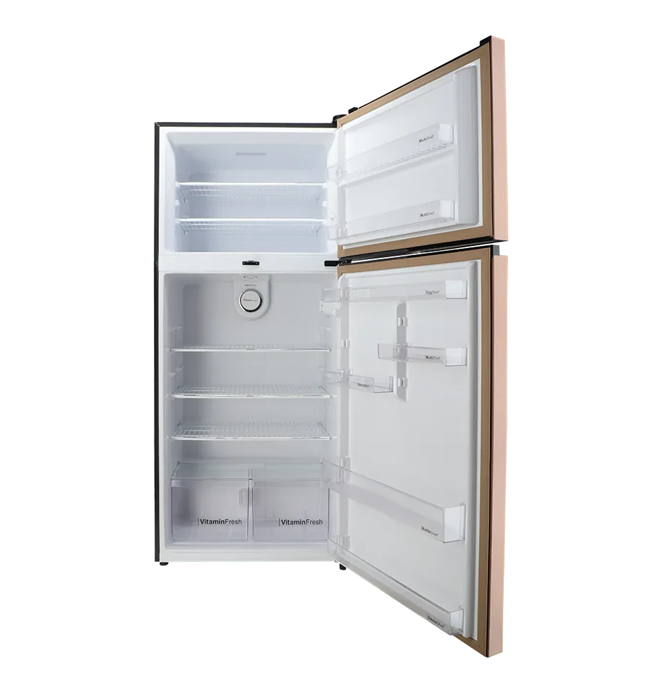 Dawlance 9193 LF Chrome Hairline Black Refrigerator interior view