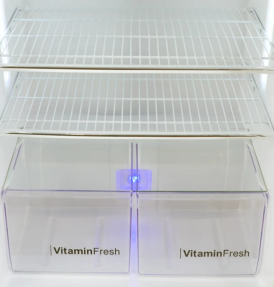 Dawlance 9193 LF Chrome Pearl Copper Refrigerator close up