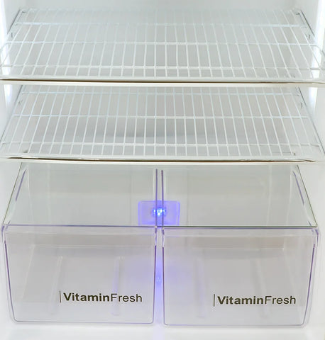 Dawlance 9193 LF Chrome Pearl Copper Refrigerator close up