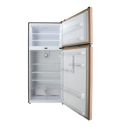 Dawlance 9193 LF Chrome Pearl Copper Refrigerator interior view
