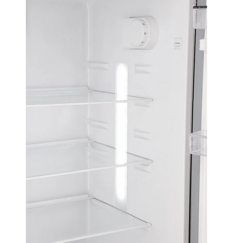 Dawlance 9193 LF Chrome Pro Hairline Silver Refrigerator close up