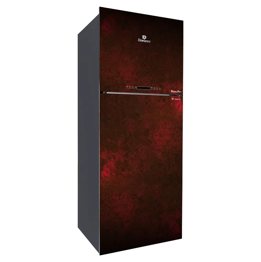 Dawlance 9193 LF DigitalPro Magnetic Red Refrigerator front view