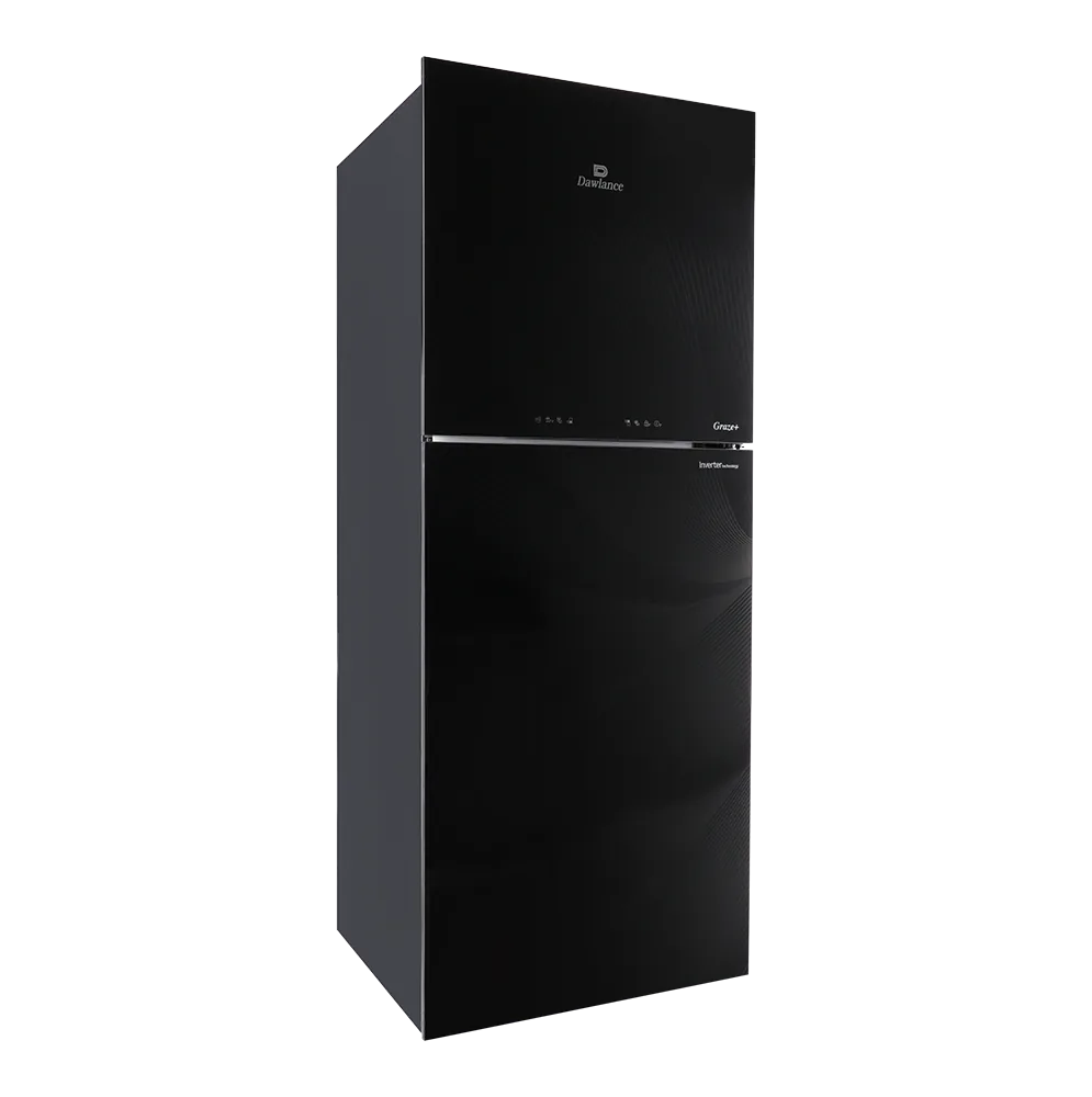 Dawlance 9193 LF Graze+ Gem Black Refrigerator open view
