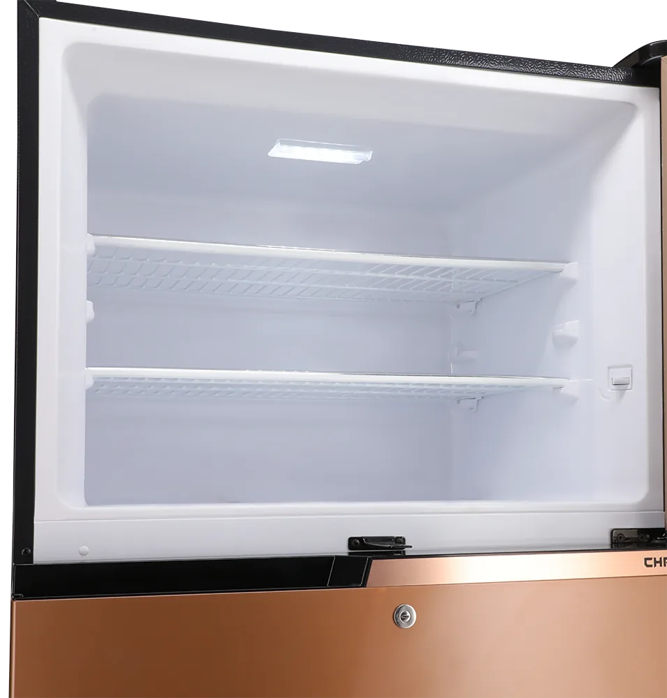 Dawlance 91999 Chrome Hairline Black Refrigerator side view