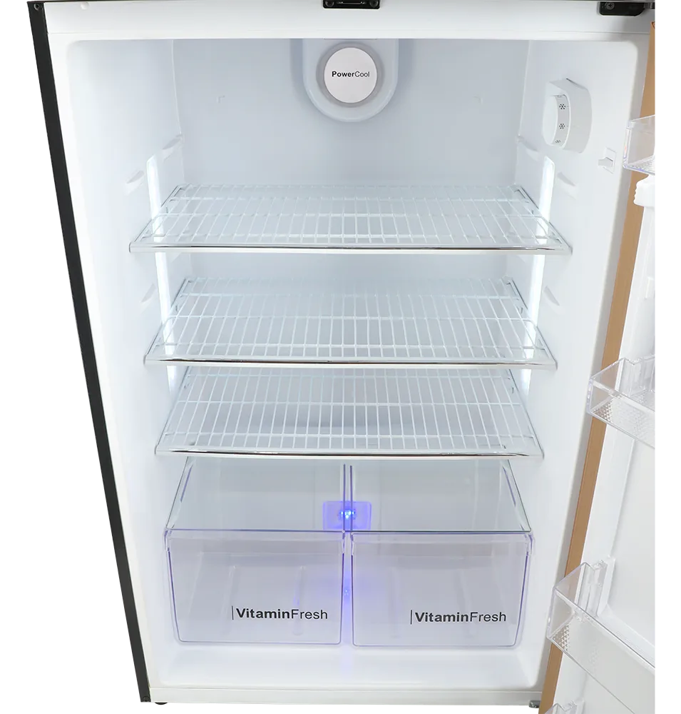 Dawlance 91999 Chrome Pearl Copper Refrigerator angle view