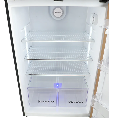 Dawlance 91999 Chrome Pearl Copper Refrigerator angle view