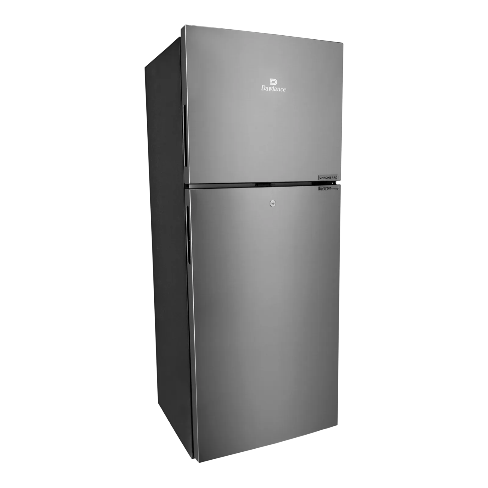 Dawlance 91999 Chrome Pro Hairline Silver Refrigerator open view
