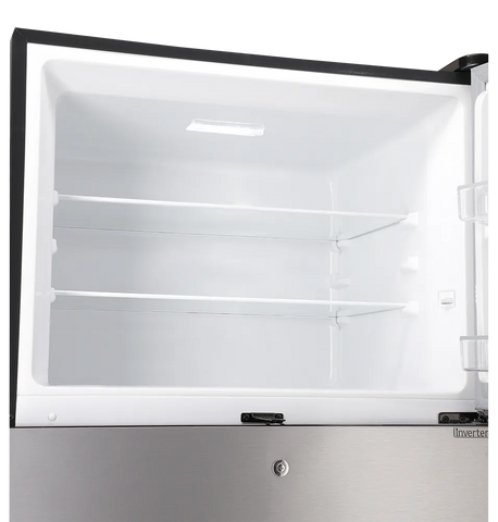 Dawlance 91999 Chrome Pro Hairline Silver Refrigerator side view