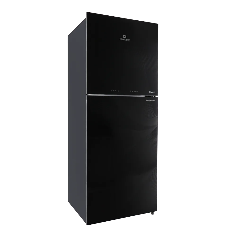 Dawlance 91999 Graze+ Gem Black Refrigerator open view