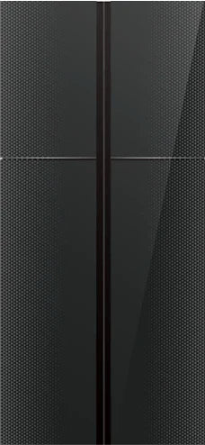 Dawlance DFD 900 GD INV+ Sapphire Black Refrigerator – front view