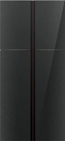 Dawlance DFD 900 GD INV+ Sapphire Black Refrigerator – front view