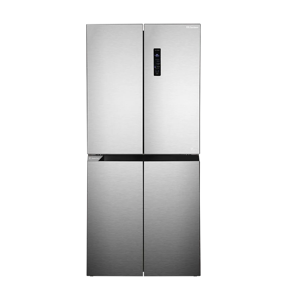 Dawlance DMD 9060 Inverter INOX Refrigerator front view