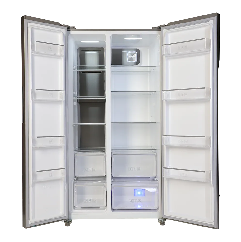Dawlance Dss-9055 Inverter INOX Refrigerator open view