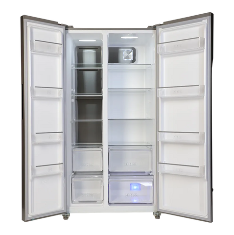 Dawlance Dss-9055 Inverter INOX Refrigerator open view