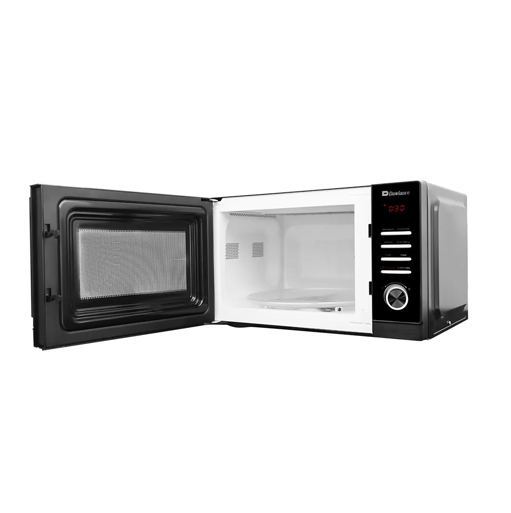 Dawlance DW-393 G grilling microwave oven door open side