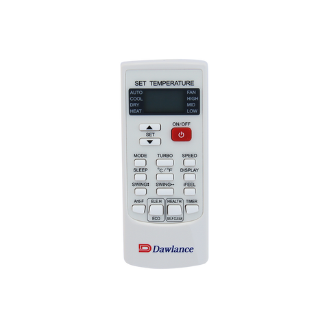 Dawlance Inverter AC digital remote control front view price in Pakistan