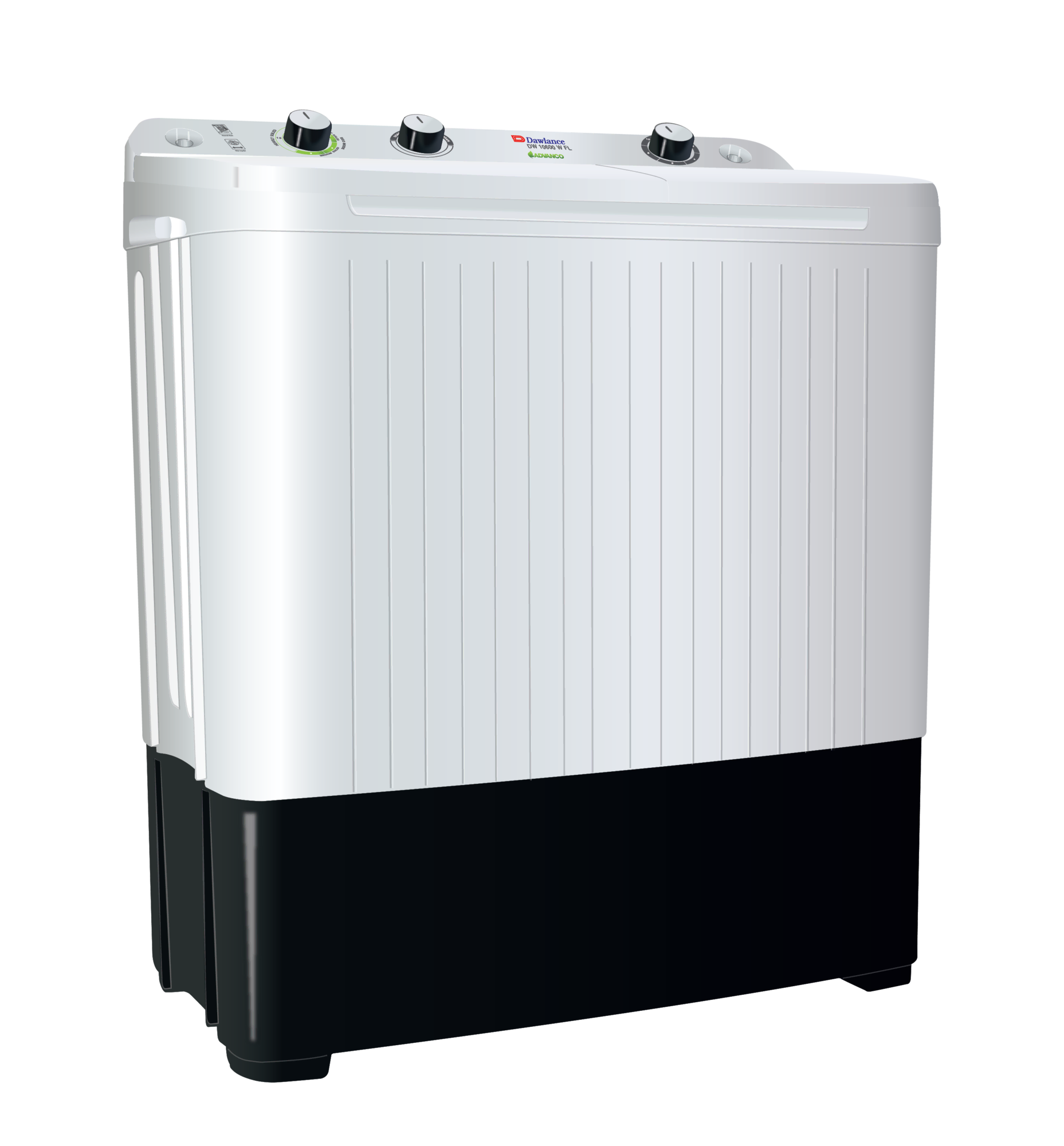 Dawlance DW 10600 W FL Advanco twin tub washing machine, front view