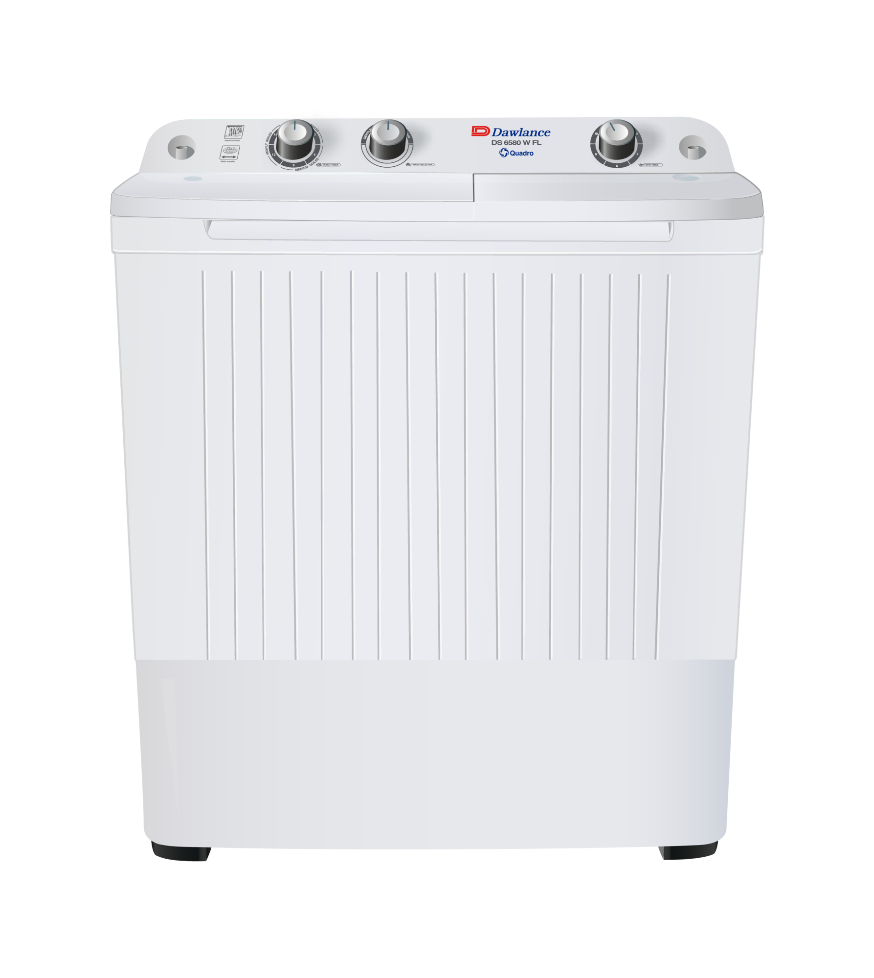 Dawlance DW-6580 W FL Quadro twin tub washing machine
