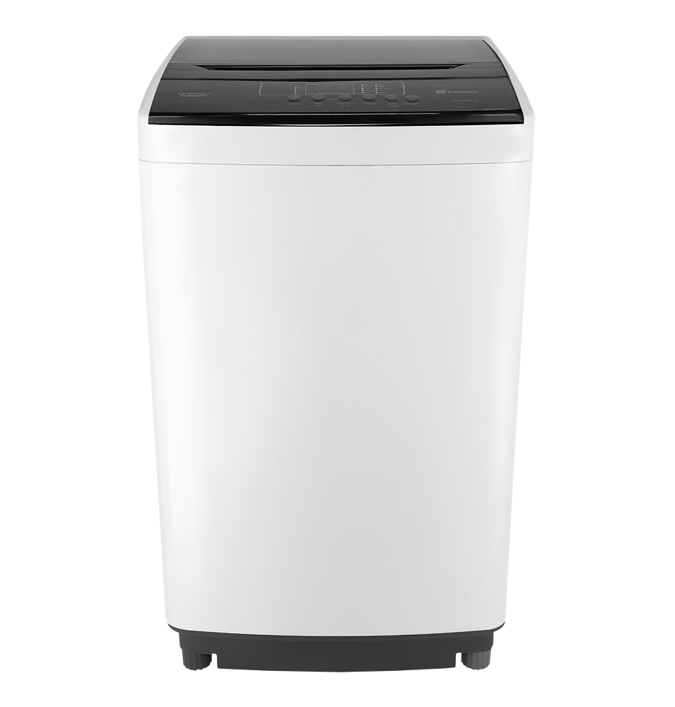 Dawlance DWT-11467 ES top load washing machine, angled view