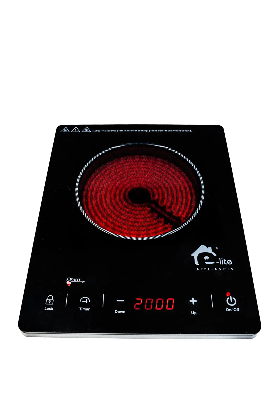 Elite ECC-006 front view | Elite ECC-006 Ceramic Cooker | ShandaarBuy