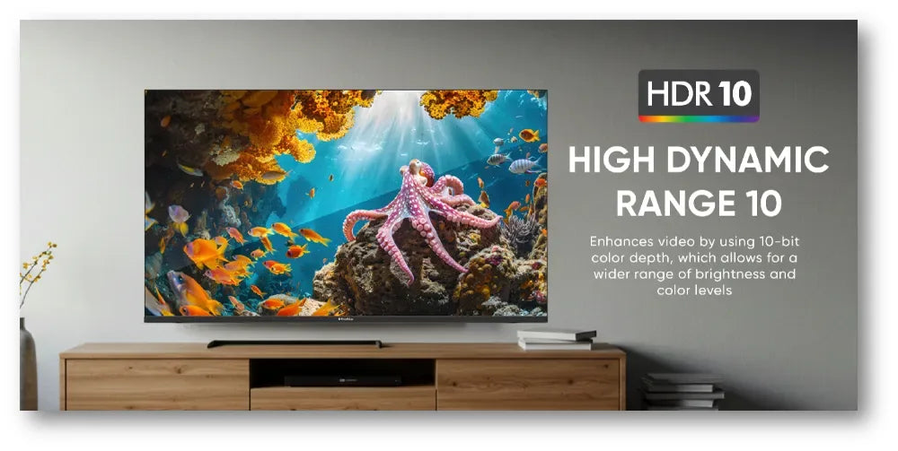 EcoStar 43" CX-43Q873 Full HD QLED Google TV detail view
