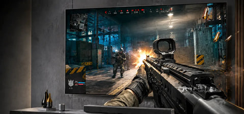 EcoStar 75" CX-75M981 4K QD Mini LED Google TV detail view