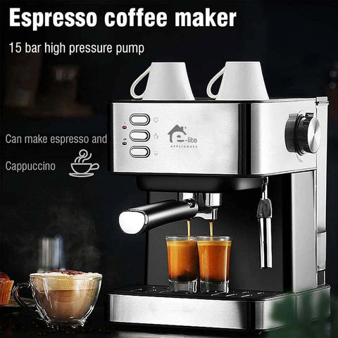 Elite EEM-010 side view | Elite EEM-010 Espresso Machine | ShandaarBuy